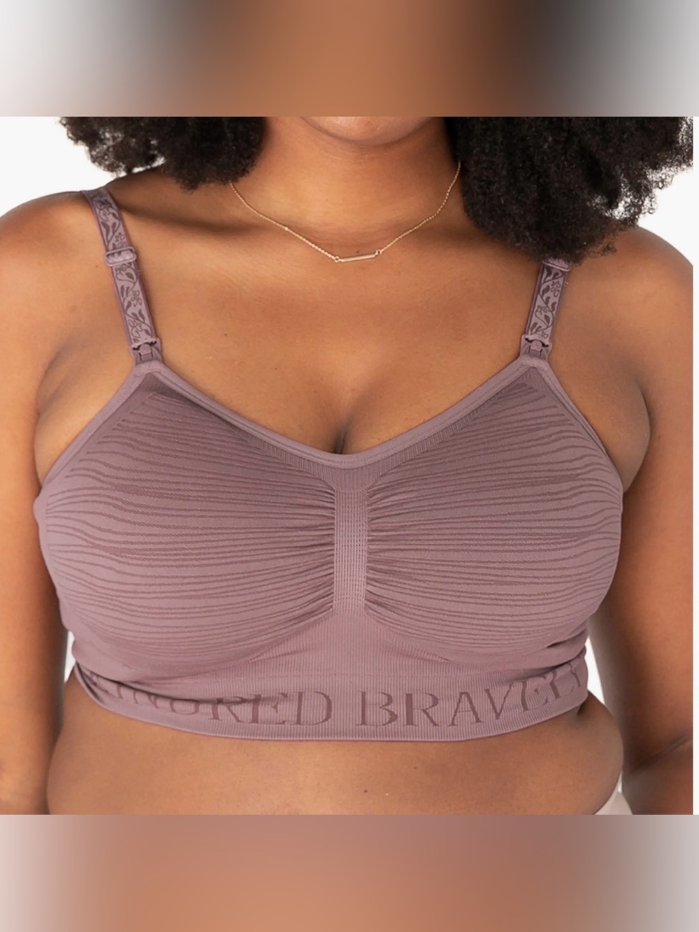 Kindred Bravely Sublime Hands-Free Pumping/Nursing Bra Size Large Purple